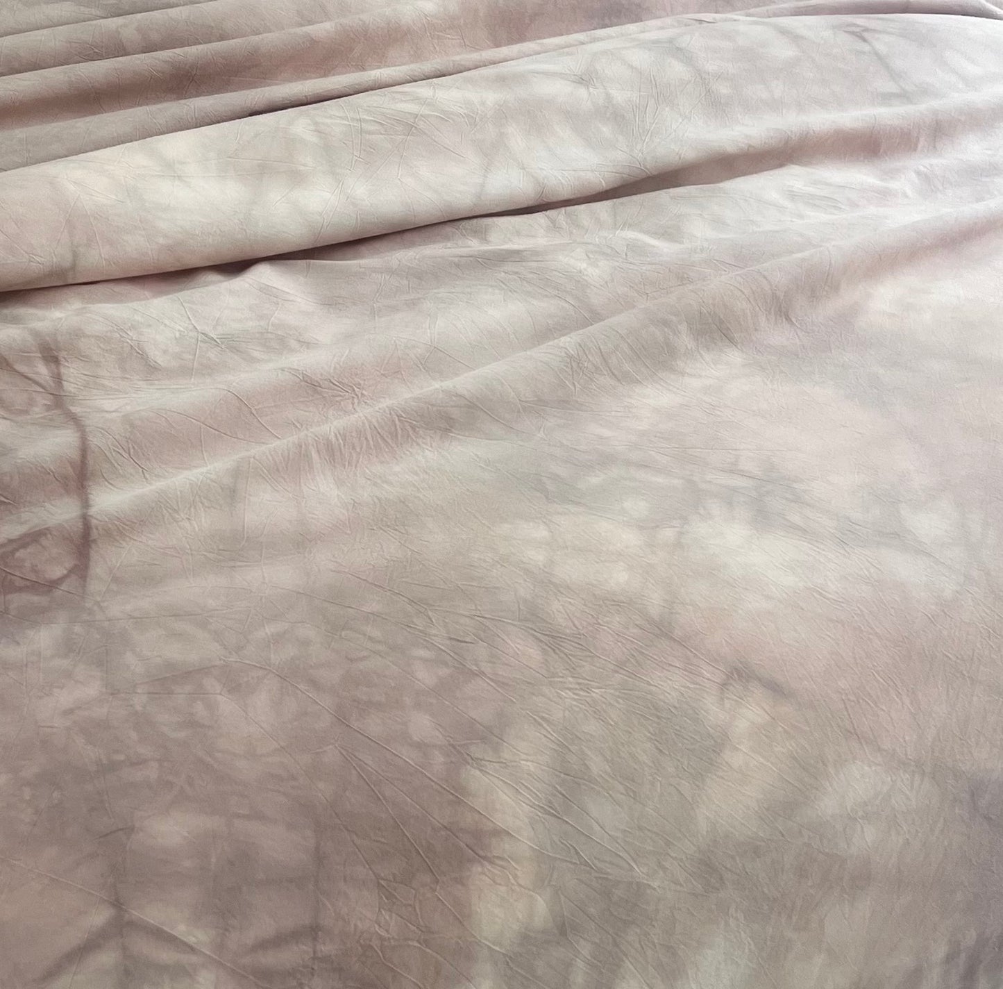Hand-Dyed Surrender Reverie Duvet Set: Pink Cotton Bedding